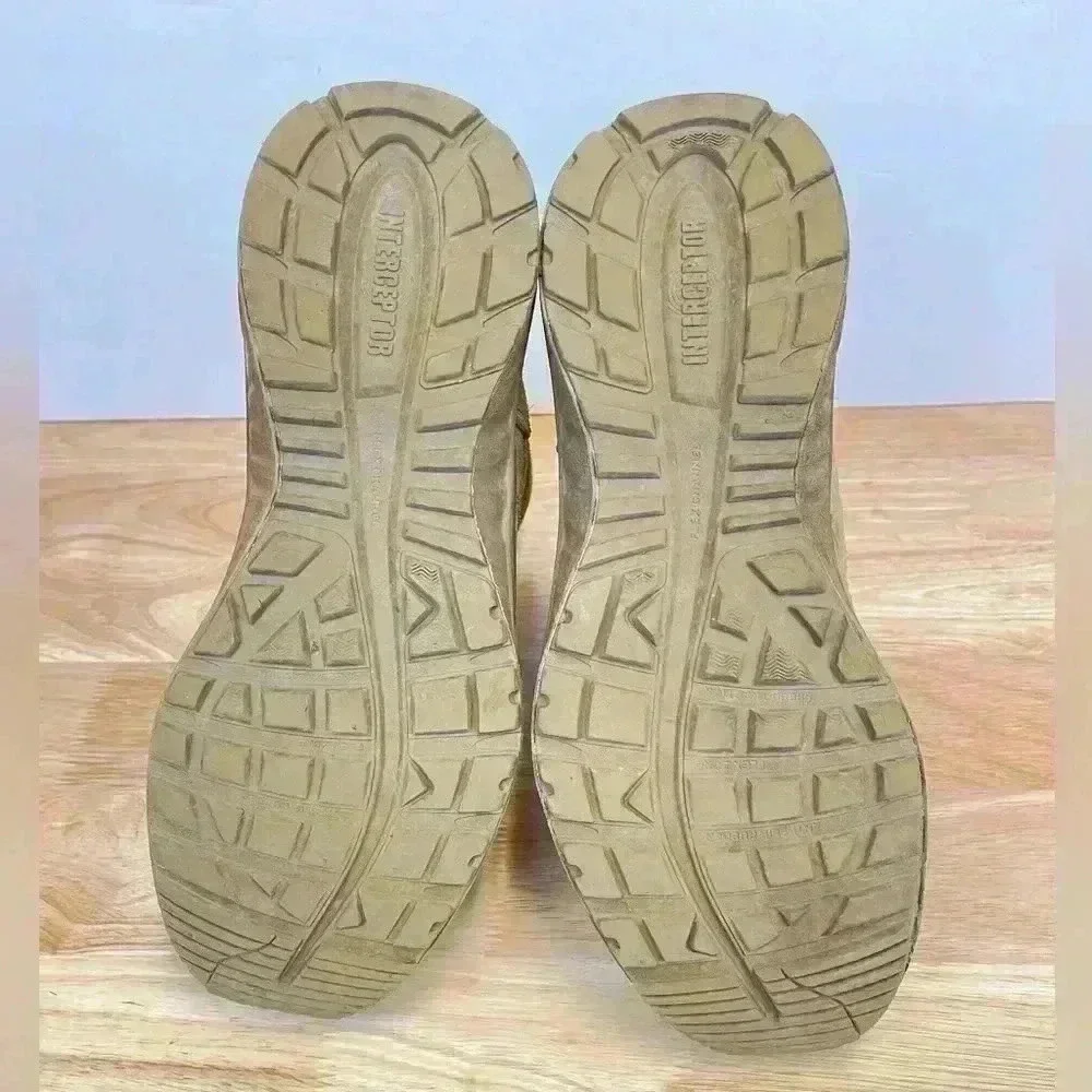 Interceptor Frontier Tactical Boots Coyote Tan Men’s Size 8.5
